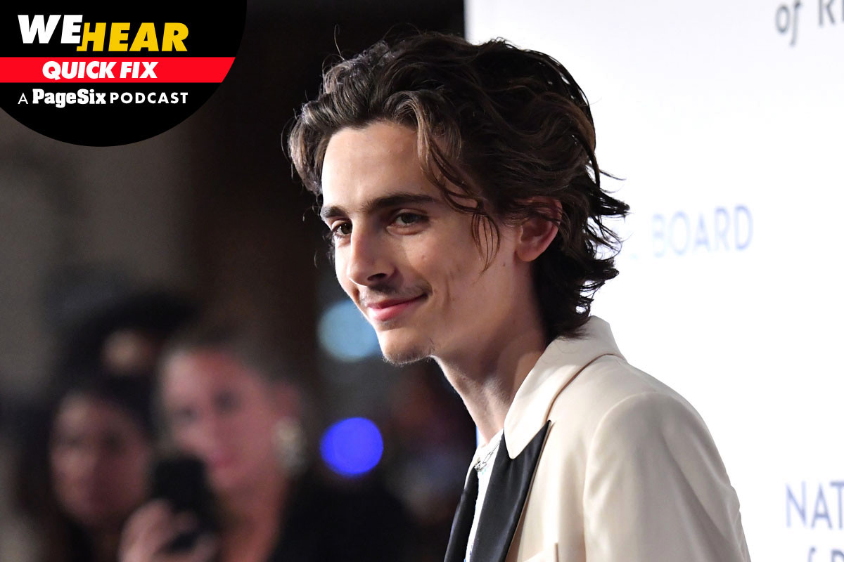 Timothée Chalamet’s Dylan biopic isn’t happening, plus Chris
Cuomo goes mask-less and Ally Brooke is still a virgin 1