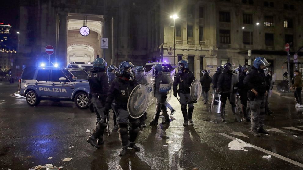 New protests loom as Europeans tire of virus
restrictions 1