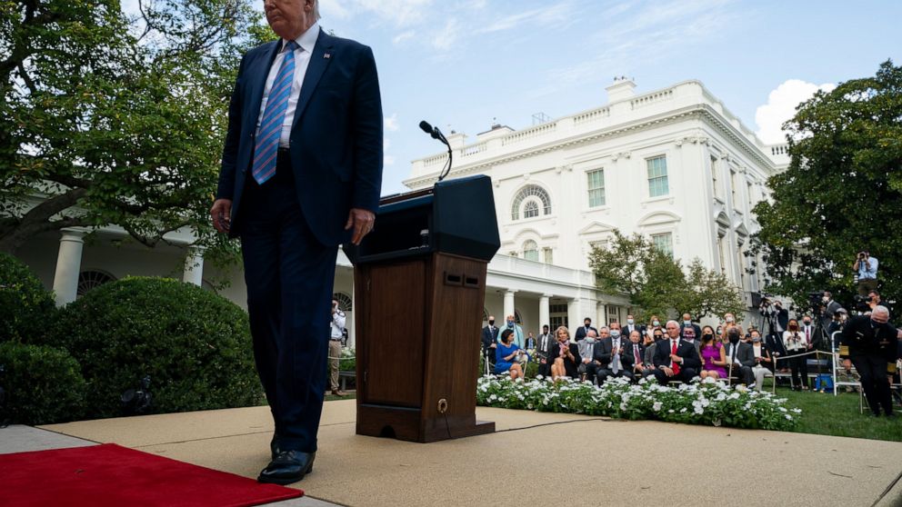 Timeline of Trump's activities in week coronavirus hit
home 1