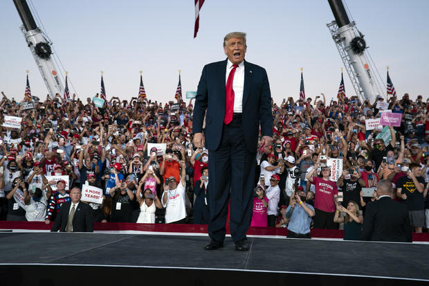 Trump holds first rally after his COVID-19 diagnosis 1