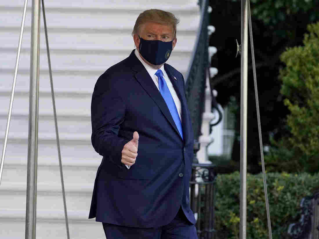 Timeline: What We Know Of President Trump's COVID-19
Diagnosis 1
