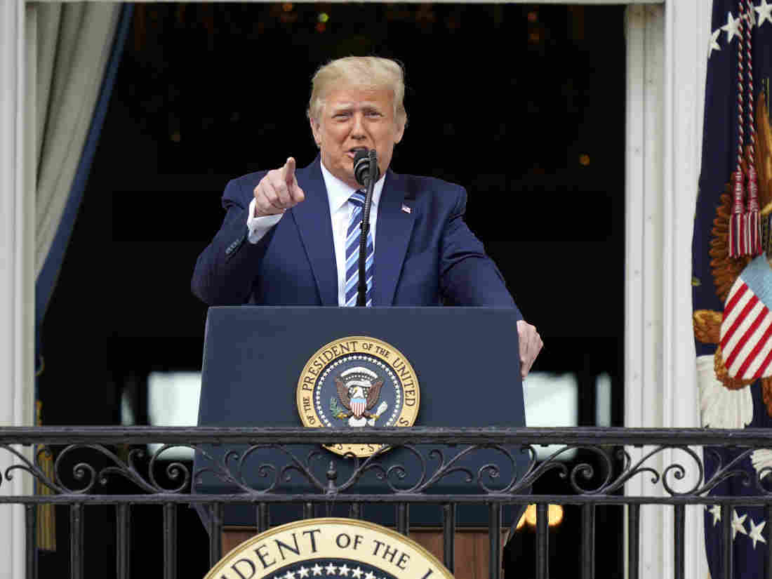 Trump Delivers Remarks At 1st Public Event Since Positive
Coronavirus Test 1