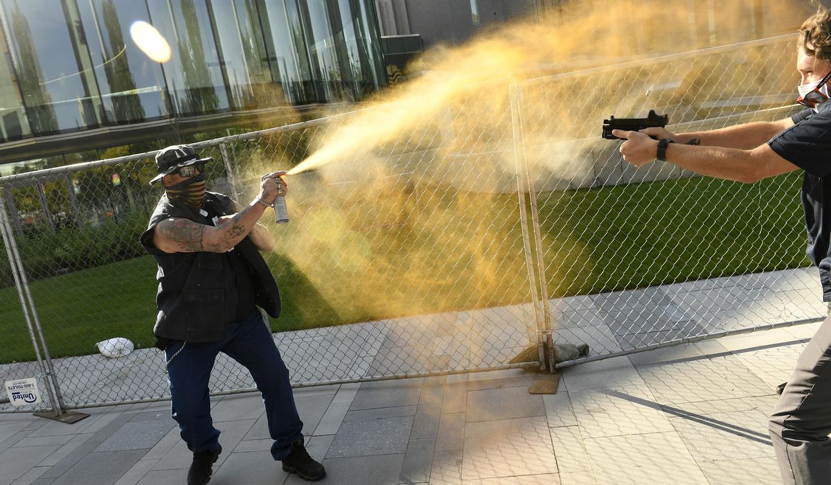 Security guard jailed in deadly shooting at Denver
protests 1