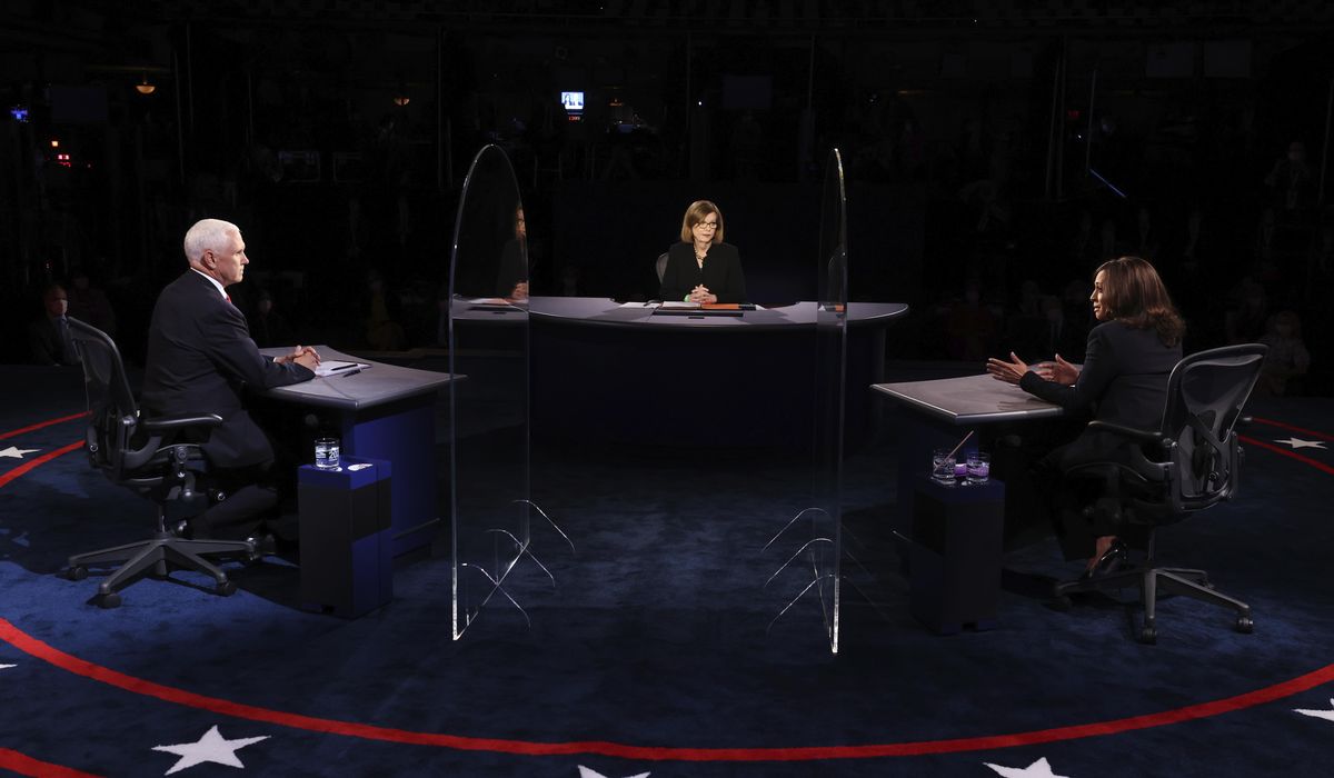 Mike Pence-Kamala Harris VP debate dominated by
coronavirus 1