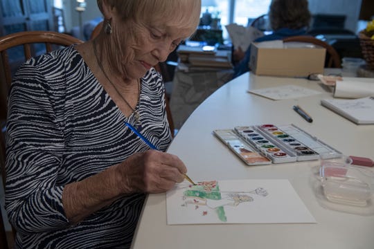 'She saved others in the pandemic': 91-year-old coronavirus
survivor paints a watercolor a day 1