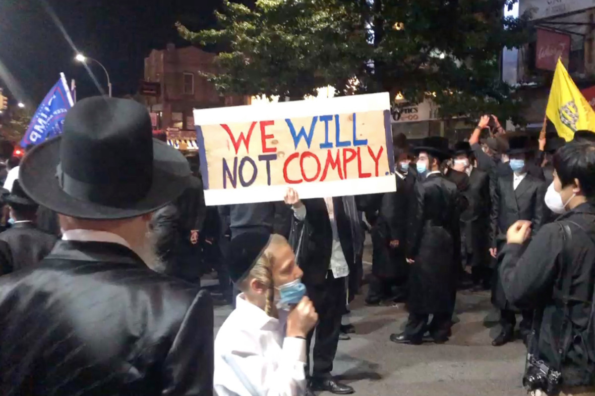 Jewish reporter says he was attacked, called ‘Nazi’ at
Orthodox protest in NYC 1