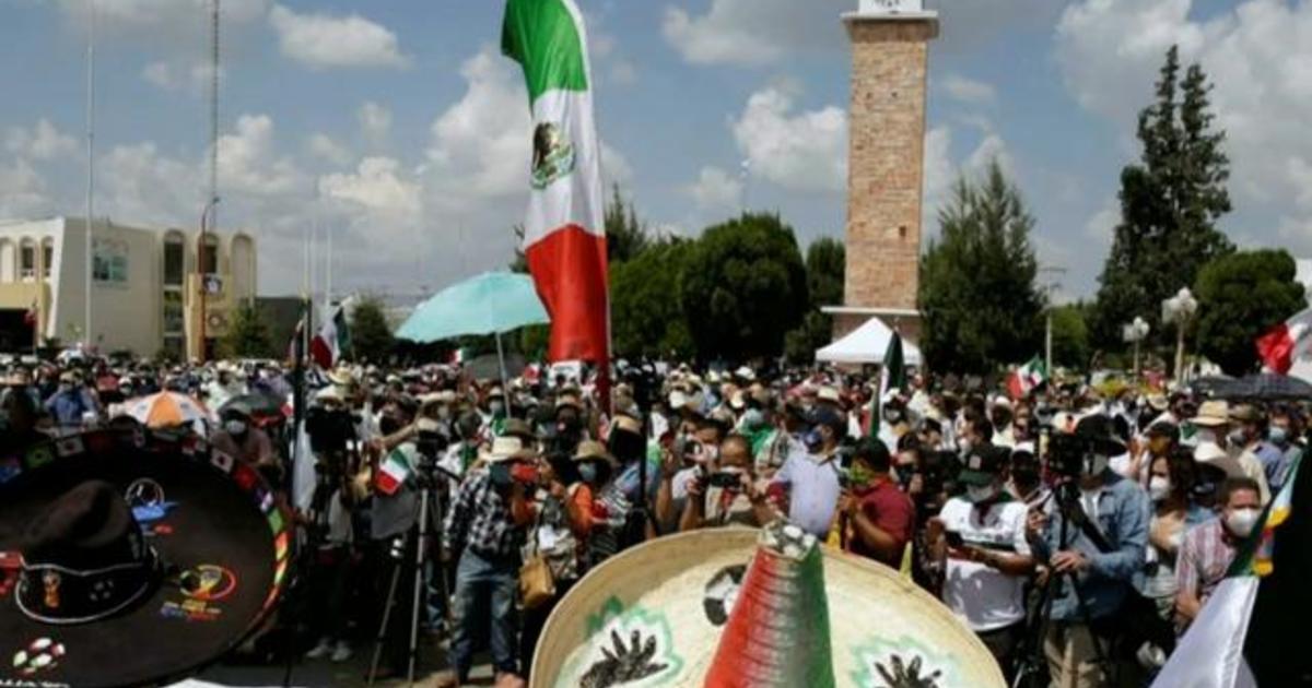 Farmers seize Mexico dam in protest of water payments to the
U.S. 1