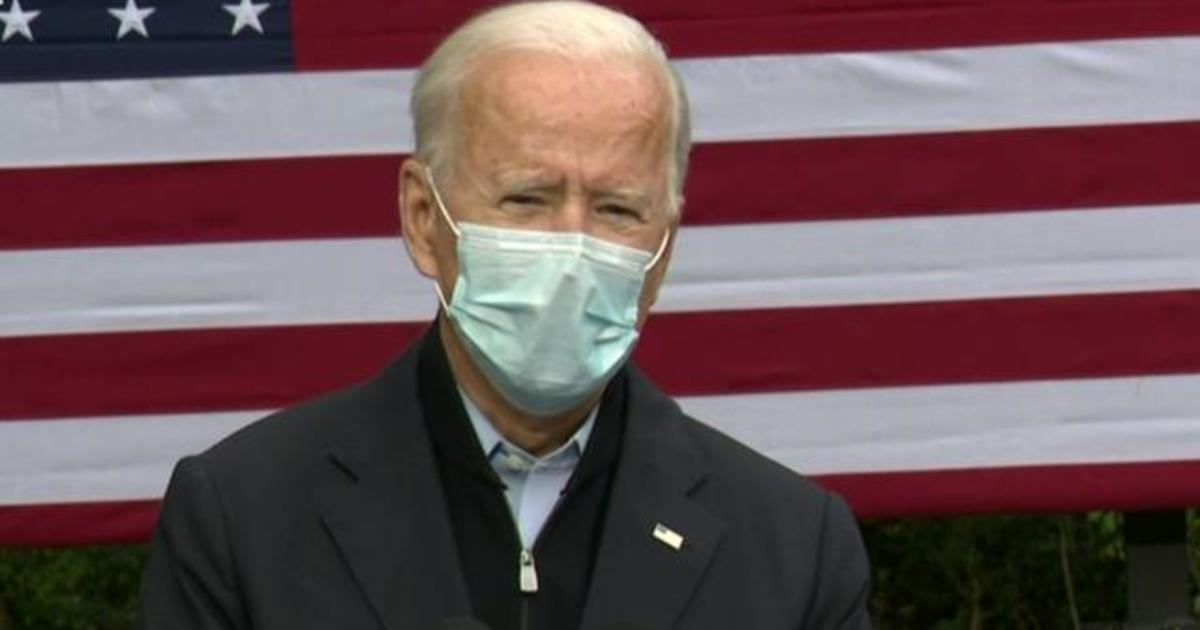 Joe Biden says he's praying for President Trump's recovery
from COVID-19 1