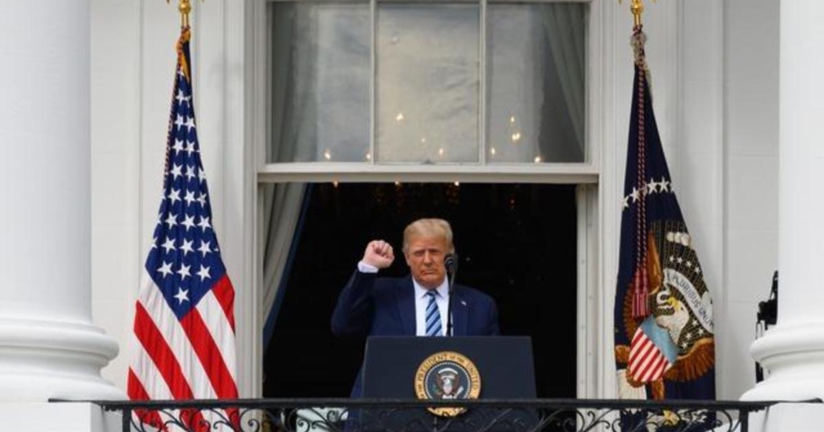 Trump's physician says president tested negative for
COVID-19 1