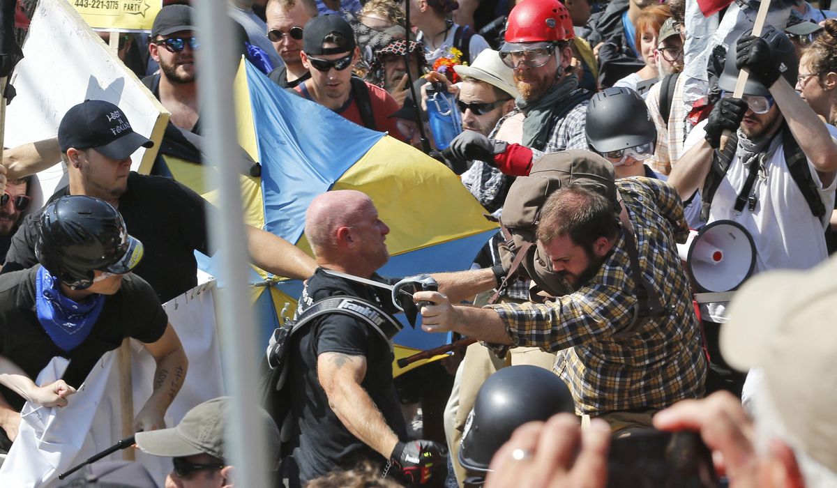 Man who attacked Virginia protesters avoids federal
prison 1