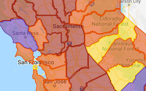 Map: California counties’ coronavirus tiers, and the 8 that
improved since last week 1