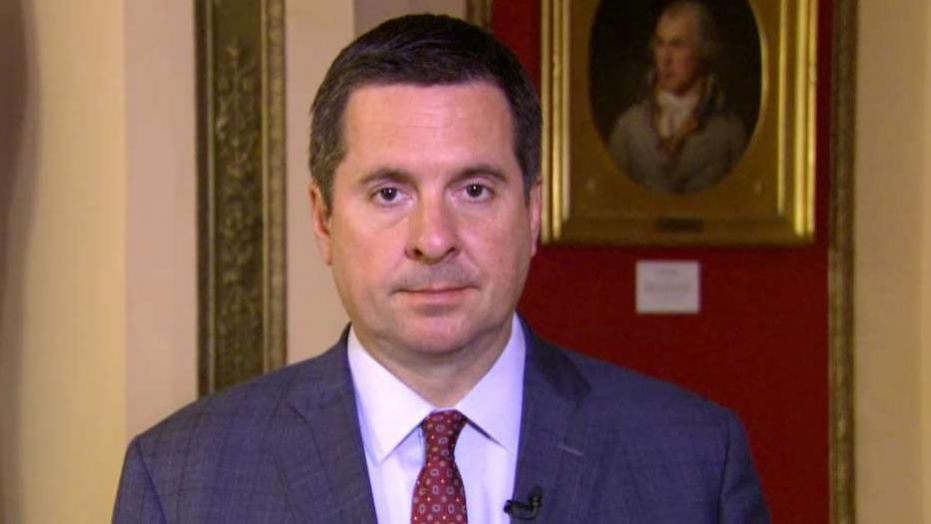 Fed-up Devin Nunes demands ALL "smoking gun" evidence
against classified email abuser and accused "Russian collusion"
hoaxer Hillary Clinton 1