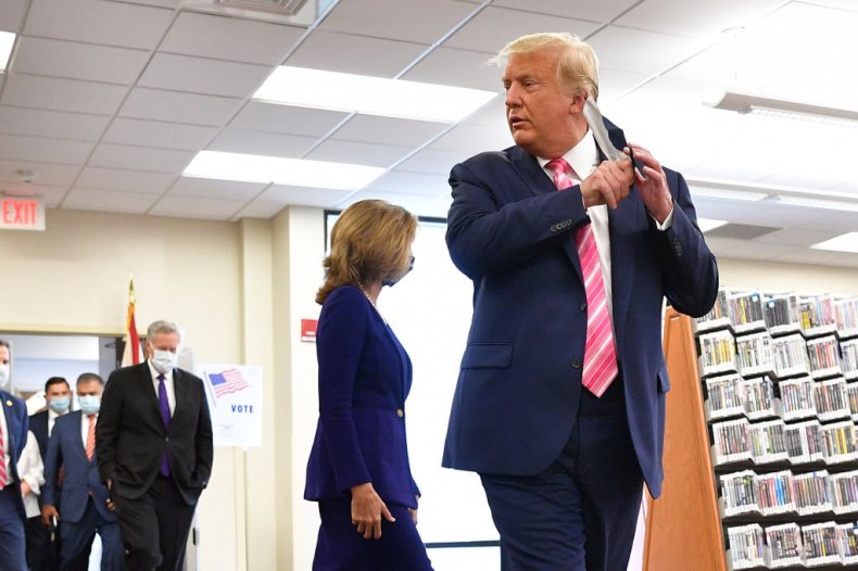 GOP Governor Says Trump's Mask Messaging 'Confusing,' Urges
President to Be 'Truthful' 1