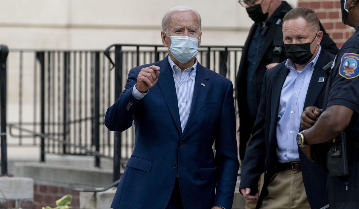 Joe Biden tests negative for coronavirus Sunday 1