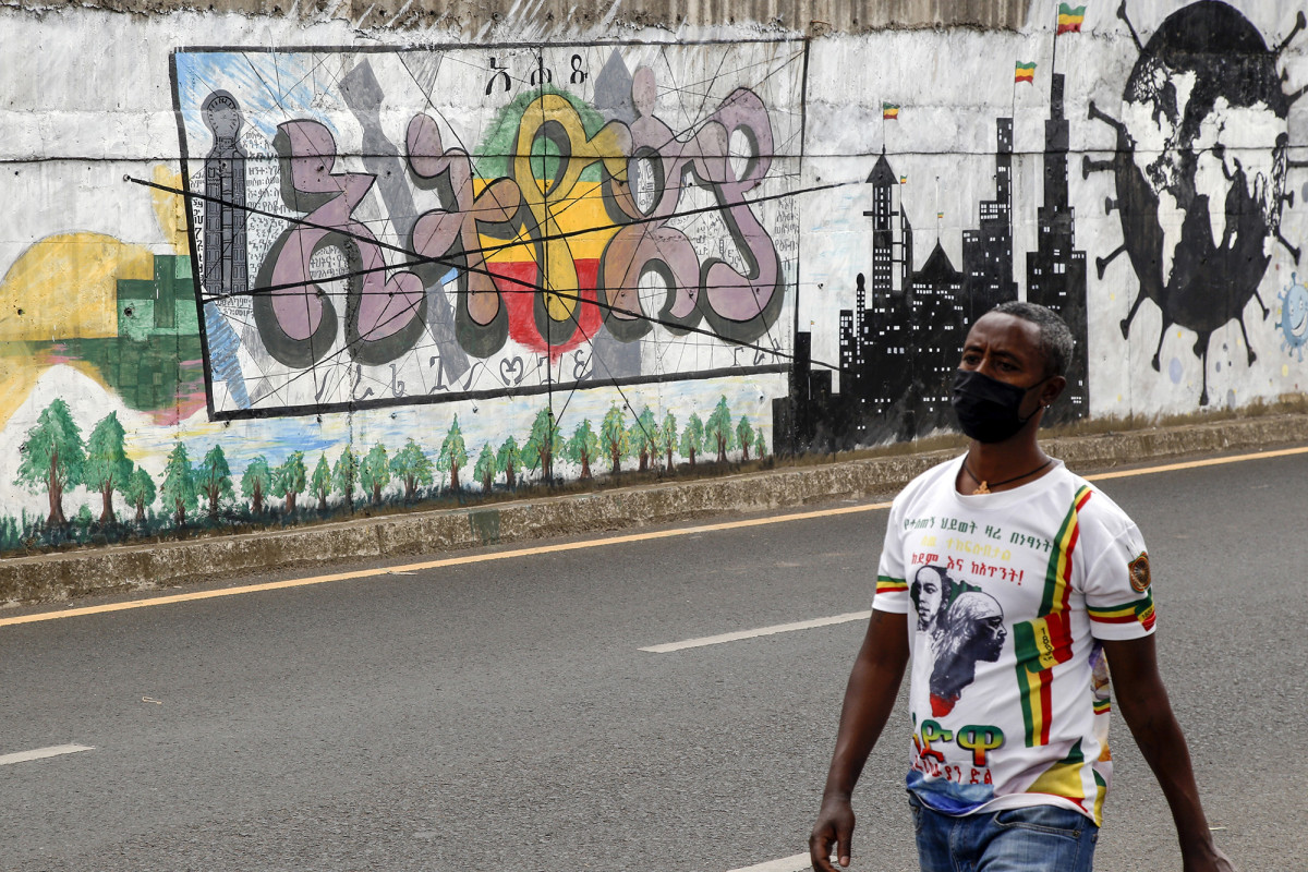 Ethiopia jailing people for up to 2 years for not wearing
masks in public 1