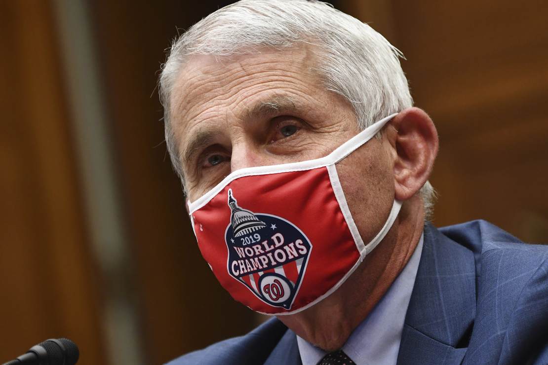 Dr. Fauci Suggests a Federal Mask Mandate May Be
Necessary 1