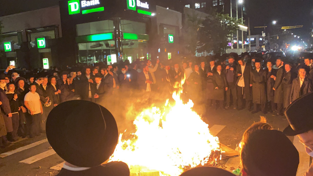 Protests will not be permitted in COVID-19 ‘red zones’ under
NYPD order 1