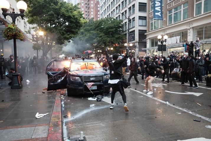 Nearly 50% Of BLM Protesters Arrested In Seattle Were White,
From Other Cities 1