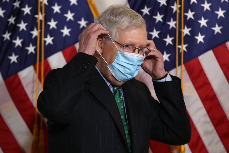 McConnell Says Trump Admin 'Paying the Price' for Lax COVID
Social Distancing, Mask Wearing 1