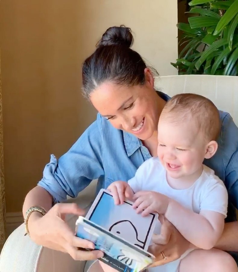Meghan Markle and Prince Harry Watched Baby Archie's First
Steps in Lockdown 1