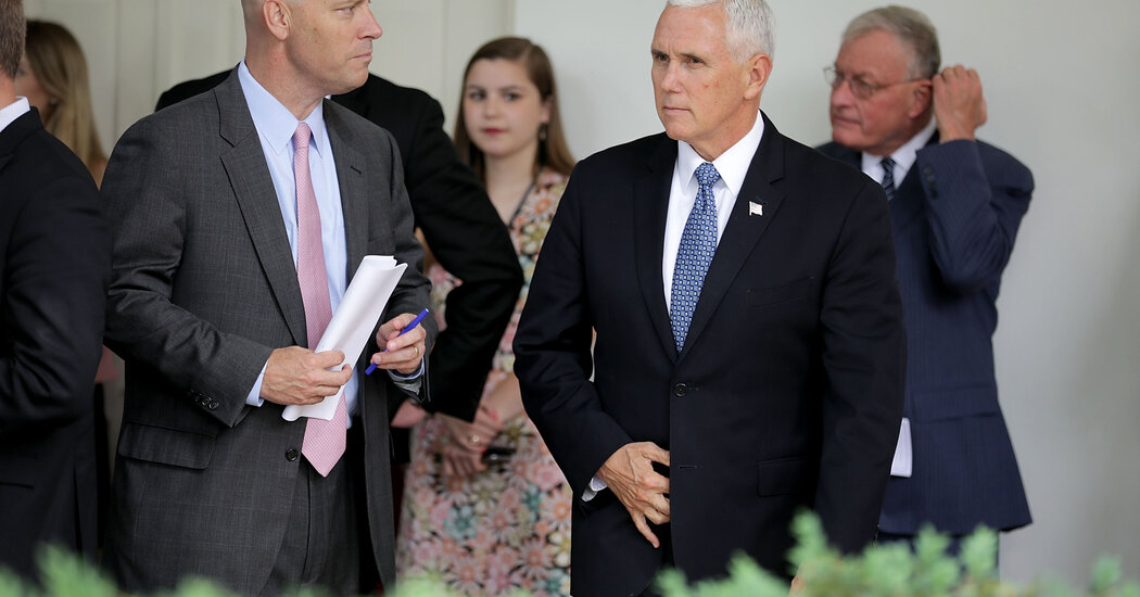 Members of Pence’s Inner Circle Test Positive for
Coronavirus 1
