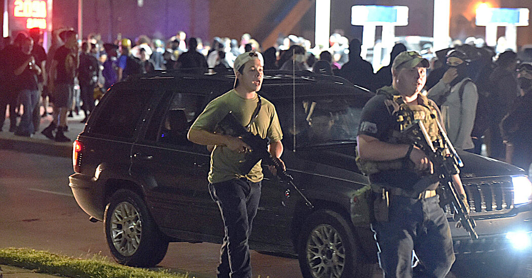 Some Conservatives Rally Behind Teenager Charged in
Protesters’ Deaths 1