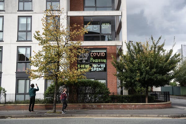 British Dorms on Lockdown After Coronavirus
Outbreaks 1