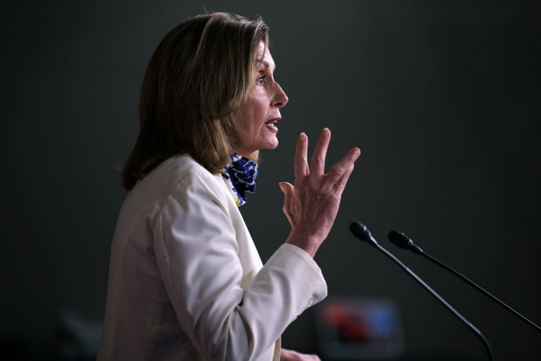 Pelosi Says 'Starting to Write' Compromise COVID-19 Stimulus
Bill: 'I'm Optimistic' 1
