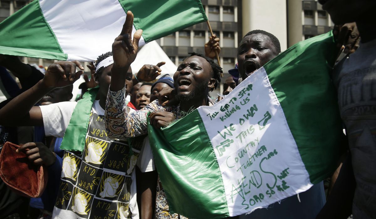 Nigeria puts curfew in Lagos against anti-police
protests 1