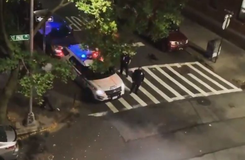 NYPD Officers Blare 'Trump 2020' Using Patrol Car Speakers
in Violation of Code 1