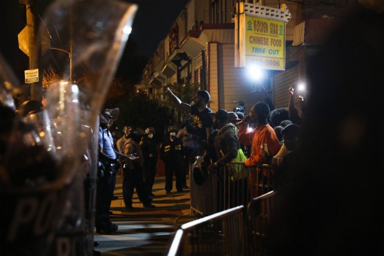 Philadelphia Police Fight Protesters As City Riots Over
Walter Wallace Shooting 1