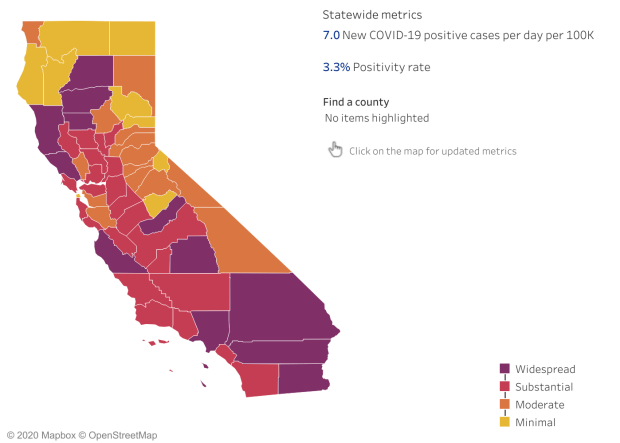 Coronavirus: San Francisco enters least-restrictive tier in
California’s reopening system 1
