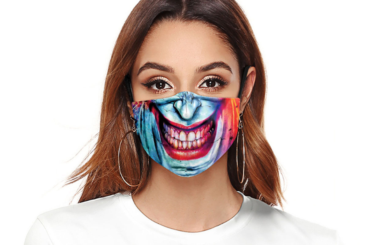 Make the most of the season with these Halloween face
masks 1