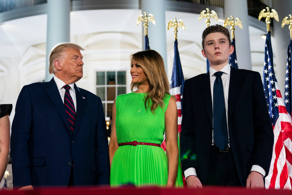 Melania Trump: Barron contracted coronavirus, is now
‘fine’ 1
