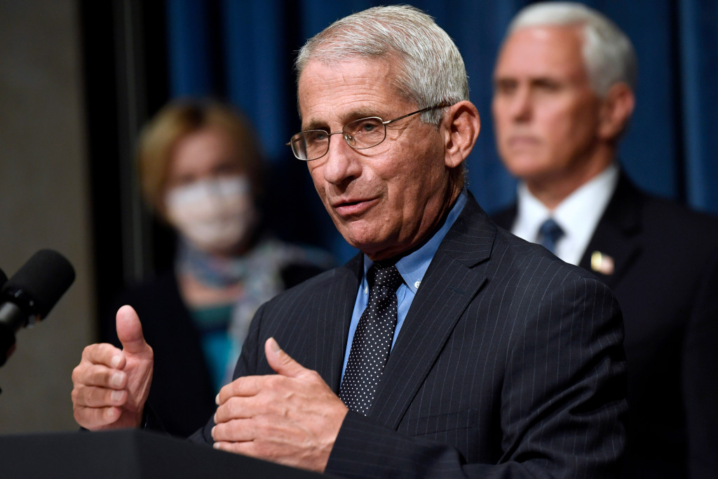 Fauci warns coronavirus could worsen in winter, remain major
threat through 2021 1