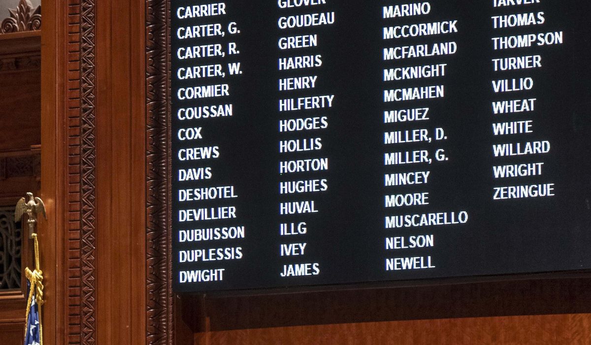 Louisiana House-passed bills strike at COVID-19
restrictions 1