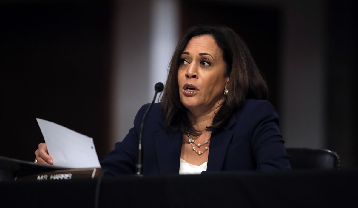Kamala Harris blasts Senate GOP for ignoring coronavirus
safety, relief 1