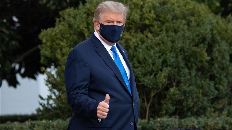 Trump physician to provide details about president's
Covid-19 condition 1