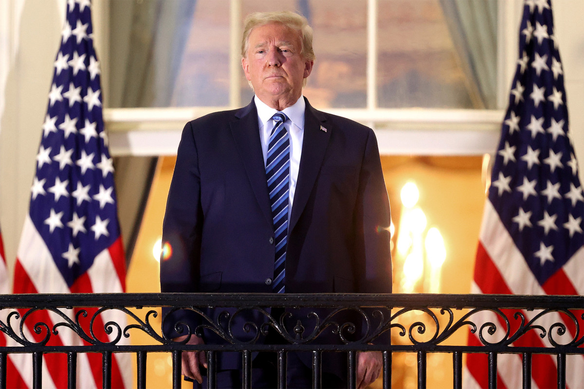 Trump says he would ‘love’ to donate his plasma after
COVID-19 battle 1