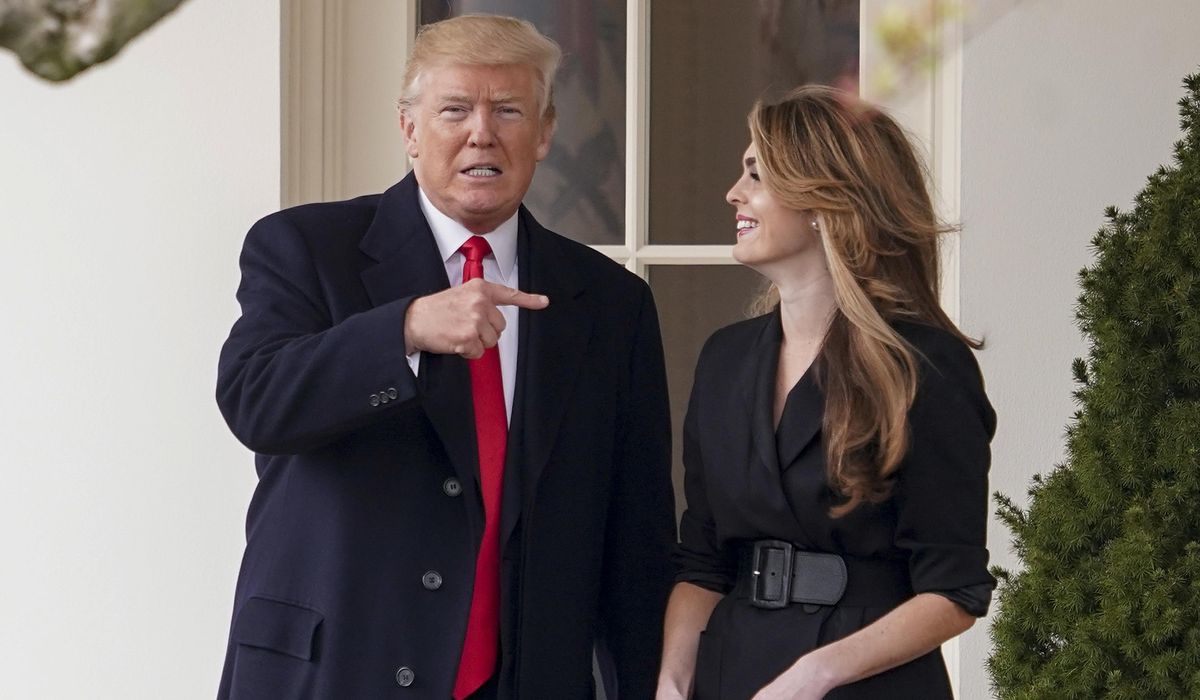 Hope Hicks tests positive for coronavirus after flying with
Trump on Air Force One: Report 1