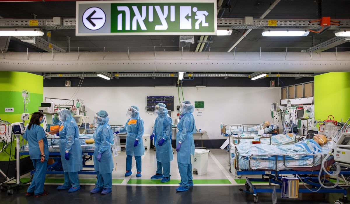 Israeli army teams up with hospital amid new COVID-19
crisis 1