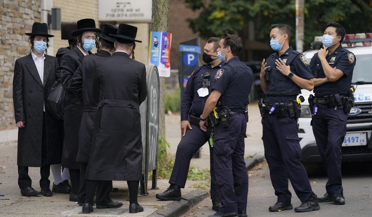 Heshy Tischler, virus restriction protester, arrested on
riot charges 1