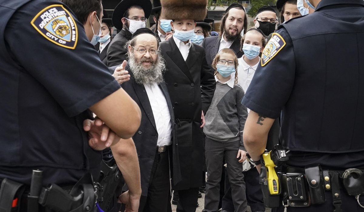 Amid NYC protests, Orthodox Jews urge new virus-era
dialogue 1
