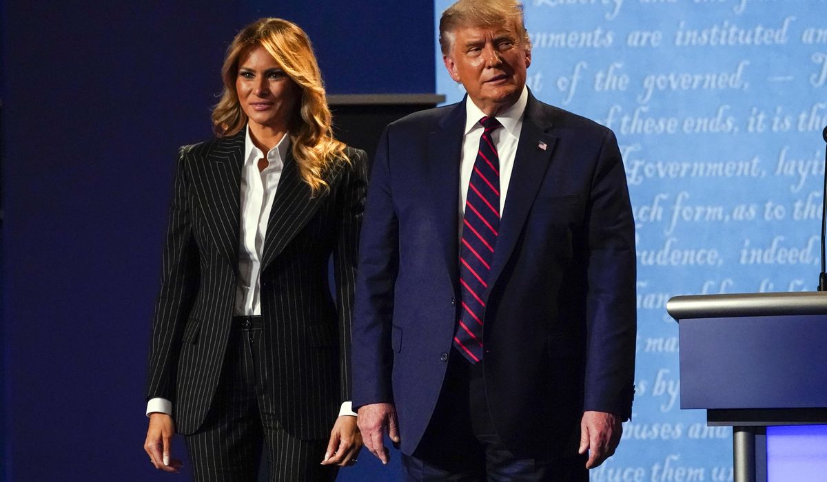 Trump says he and first lady tested positive for
coronavirus 1