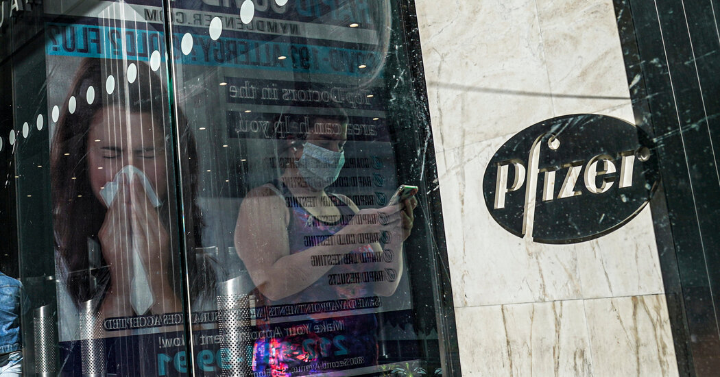 Pfizer Applies for Emergency F.D.A. Approval for Covid-19
Vaccine 1