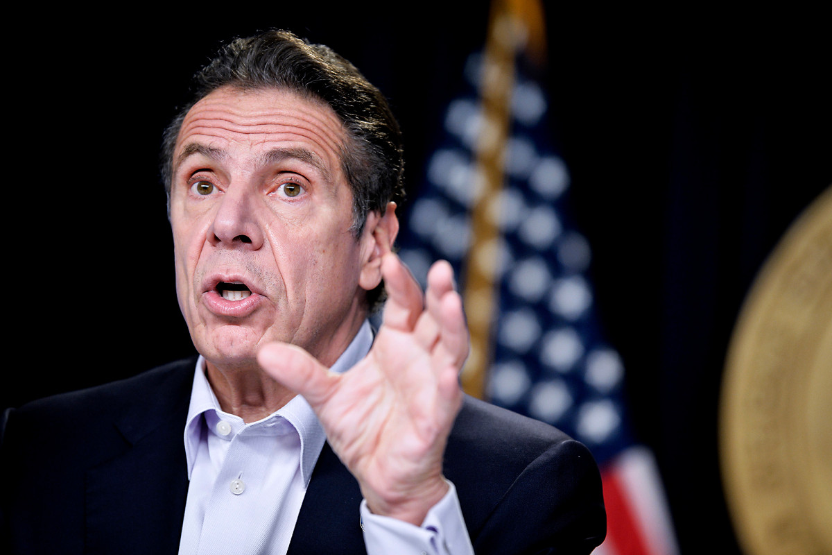 Gov. Cuomo says NY could hit COVID-19 rate in January that
rivals early May 1