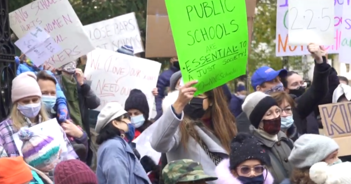Parents demand New York City schools reopen 1