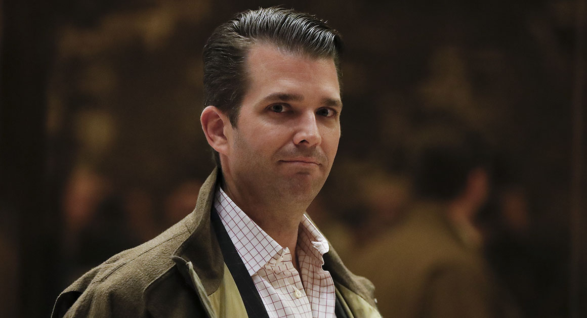 Don Jr., President Trump's son, tests positive for
Covid-19 1