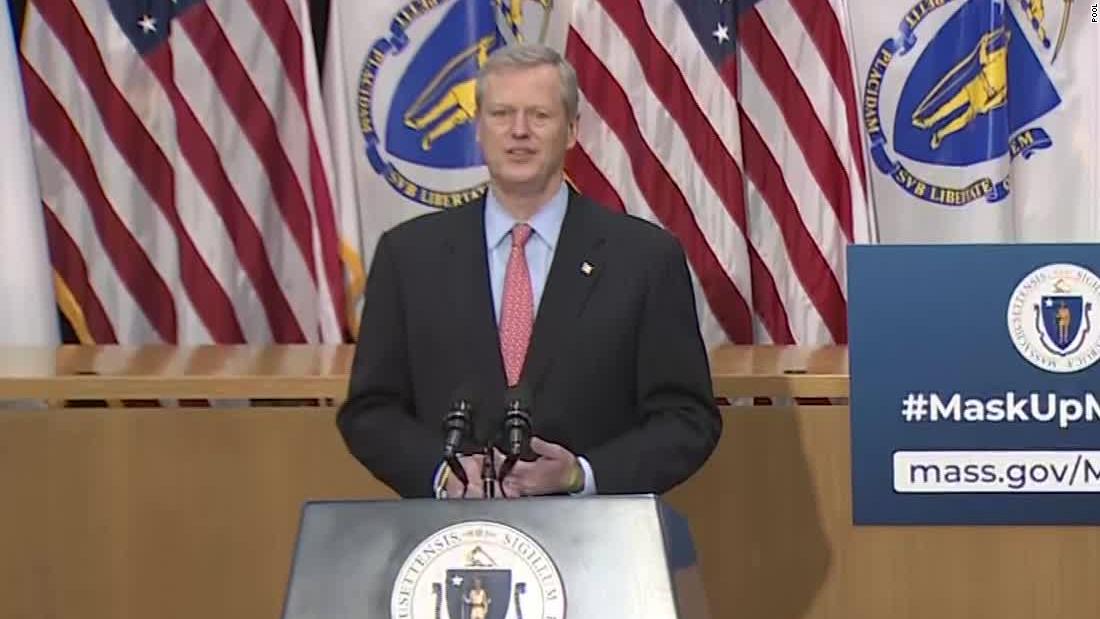 Massachusetts governor targets social gatherings in new
stay-home order amid a surge in Covid-19 cases 1