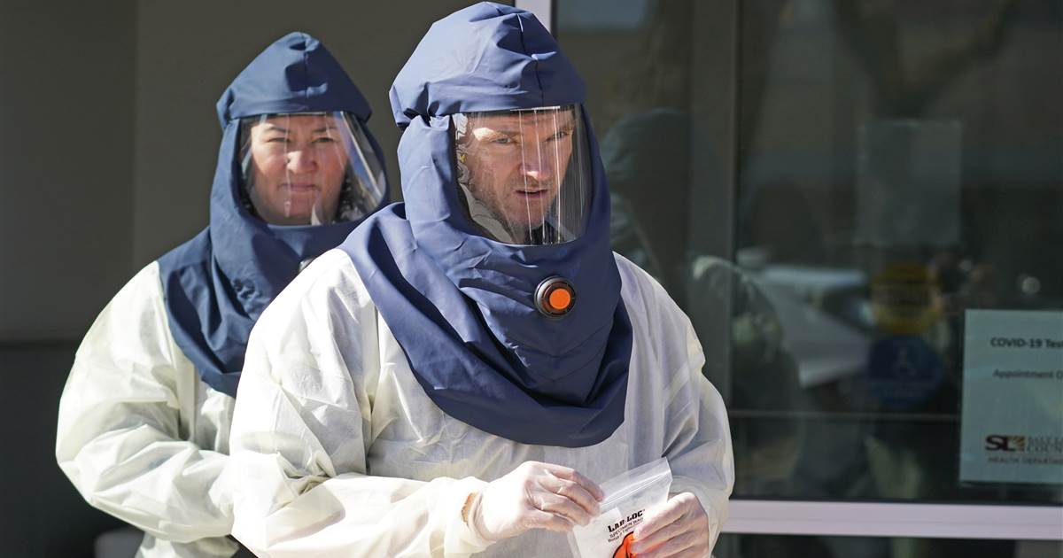 For the first time, U.S. sees 100,000 new coronavirus cases
in one day 1